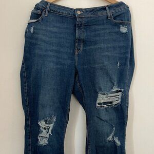 Distressed Plus Jeans